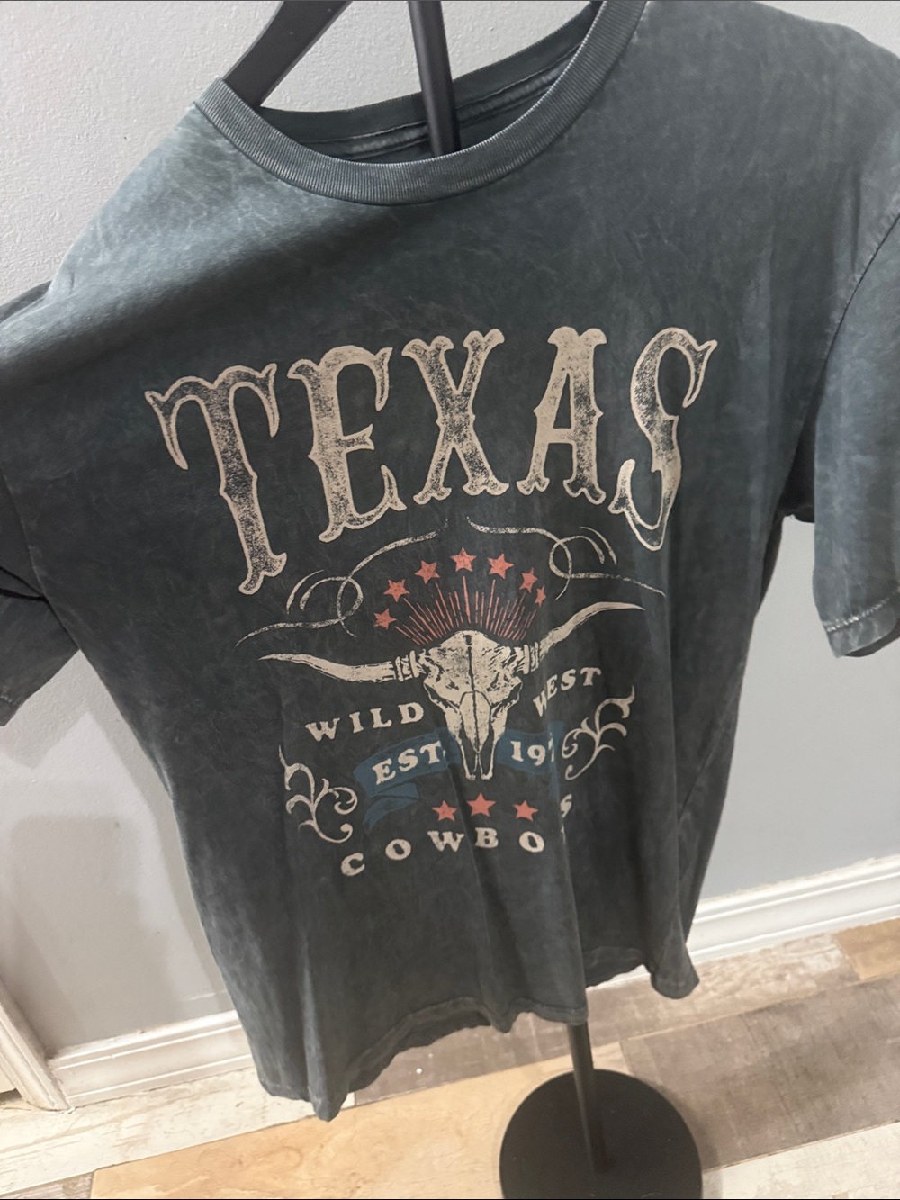 Women’s Texas Graphic Tee - Vintage Black